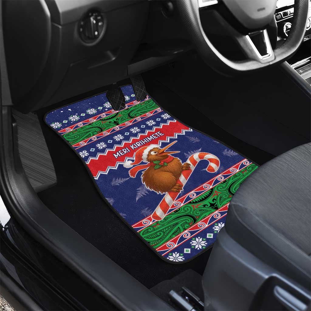 New Zealand Christmas Car Mats Kiwi-sh You A Merry Christmas - Polynesian Pride