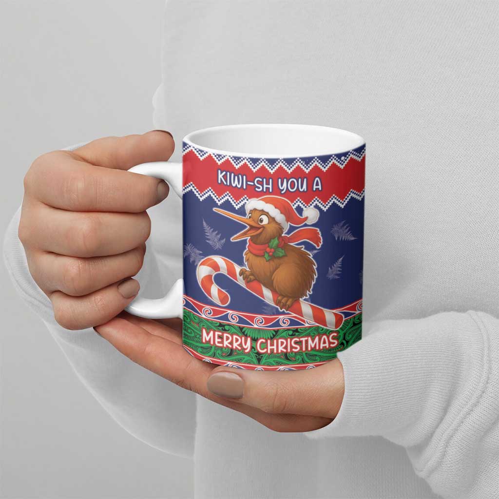 New Zealand Christmas Ceramic Mug Kiwi-sh You A Merry Christmas - Polynesian Pride