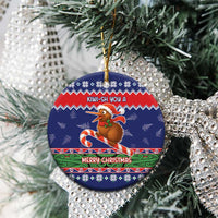 New Zealand Christmas Ceramic Ornament Kiwi-sh You A Merry Christmas - Polynesian Pride