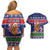 New Zealand Christmas Couples Matching Off Shoulder Short Dress and Hawaiian Shirt Kiwi-sh You A Merry Christmas - Polynesian Pride