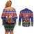 New Zealand Christmas Couples Matching Off Shoulder Short Dress and Long Sleeve Button Shirt Kiwi-sh You A Merry Christmas - Polynesian Pride