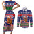 New Zealand Christmas Couples Matching Short Sleeve Bodycon Dress and Long Sleeve Button Shirt Kiwi-sh You A Merry Christmas - Polynesian Pride