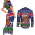 New Zealand Christmas Couples Matching Short Sleeve Bodycon Dress and Long Sleeve Button Shirt Kiwi-sh You A Merry Christmas - Polynesian Pride
