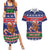 New Zealand Christmas Couples Matching Summer Maxi Dress and Hawaiian Shirt Kiwi-sh You A Merry Christmas - Polynesian Pride