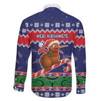 New Zealand Christmas Family Matching Mermaid Dress and Hawaiian Shirt Kiwi-sh You A Merry Christmas - Polynesian Pride