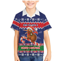 New Zealand Christmas Family Matching Mermaid Dress and Hawaiian Shirt Kiwi-sh You A Merry Christmas - Polynesian Pride