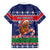 New Zealand Christmas Family Matching Off The Shoulder Long Sleeve Dress and Hawaiian Shirt Kiwi-sh You A Merry Christmas - Polynesian Pride