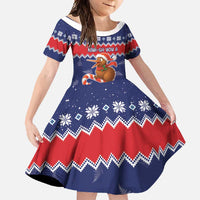 New Zealand Christmas Family Matching Short Sleeve Bodycon Dress and Hawaiian Shirt Kiwi-sh You A Merry Christmas - Polynesian Pride