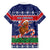 New Zealand Christmas Family Matching Short Sleeve Bodycon Dress and Hawaiian Shirt Kiwi-sh You A Merry Christmas - Polynesian Pride