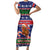 New Zealand Christmas Family Matching Short Sleeve Bodycon Dress and Hawaiian Shirt Kiwi-sh You A Merry Christmas - Polynesian Pride