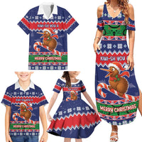 New Zealand Christmas Family Matching Summer Maxi Dress and Hawaiian Shirt Kiwi-sh You A Merry Christmas - Polynesian Pride