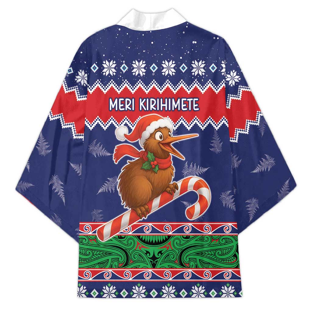 New Zealand Christmas Kimono Kiwi-sh You A Merry Christmas - Polynesian Pride
