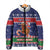 New Zealand Christmas Padded Jacket Kiwi-sh You A Merry Christmas - Polynesian Pride