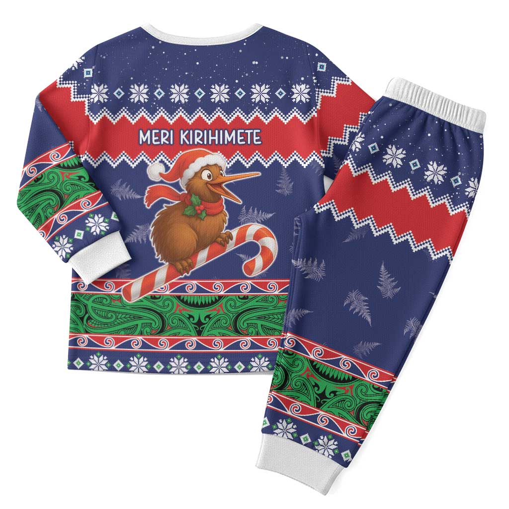 New Zealand Christmas Pajama Set Kiwi-sh You A Merry Christmas - Polynesian Pride
