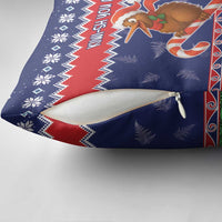 New Zealand Christmas Pillow Cover Kiwi-sh You A Merry Christmas - Polynesian Pride