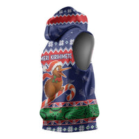 New Zealand Christmas Sleeveless Hoodie Kiwi-sh You A Merry Christmas - Polynesian Pride