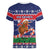 New Zealand Christmas Women V-Neck T-Shirt Kiwi-sh You A Merry Christmas - Polynesian Pride
