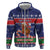 New Zealand Christmas Zip Hoodie Kiwi-sh You A Merry Christmas - Polynesian Pride