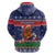 New Zealand Christmas Zip Hoodie Kiwi-sh You A Merry Christmas - Polynesian Pride