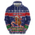 New Zealand Christmas Zip Hoodie Kiwi-sh You A Merry Christmas - Polynesian Pride