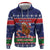 New Zealand Christmas Zip Hoodie Kiwi-sh You A Merry Christmas - Polynesian Pride