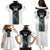 Custom New Zealand Fern Rugby Family Matching Puletasi Dress and Hawaiian Shirt World Cup 2023 Paua Shell Maori Pattern LT05 - Polynesian Pride