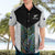 Custom New Zealand Fern Rugby Hawaiian Shirt World Cup 2023 Paua Shell Maori Pattern LT05 - Polynesian Pride