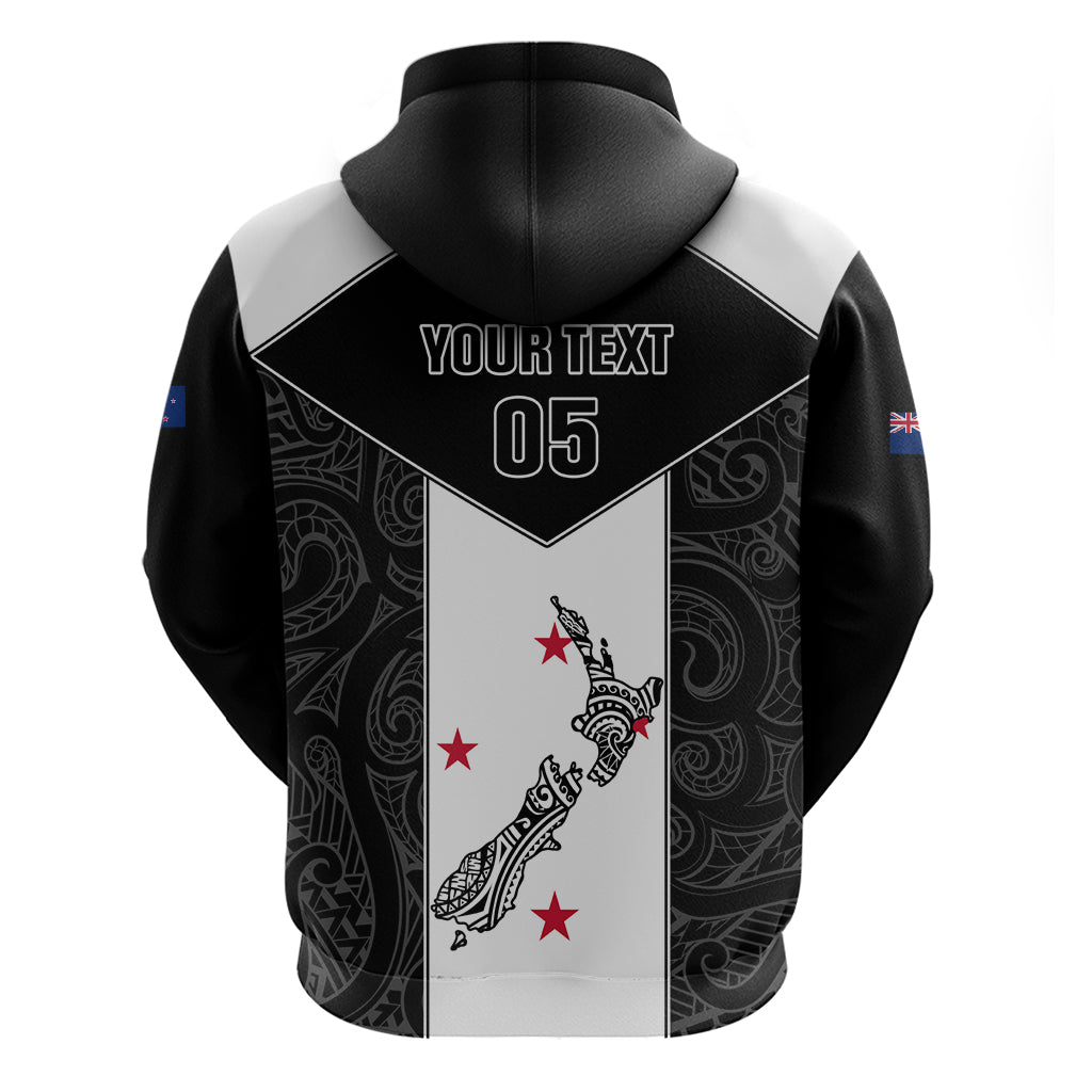 Custom New Zealand Player Rugby Hoodie World Cup 2023 Maori Pattern LT05 - Polynesian Pride