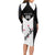 Custom New Zealand Player Rugby Long Sleeve Bodycon Dress World Cup 2023 Maori Pattern LT05 - Polynesian Pride