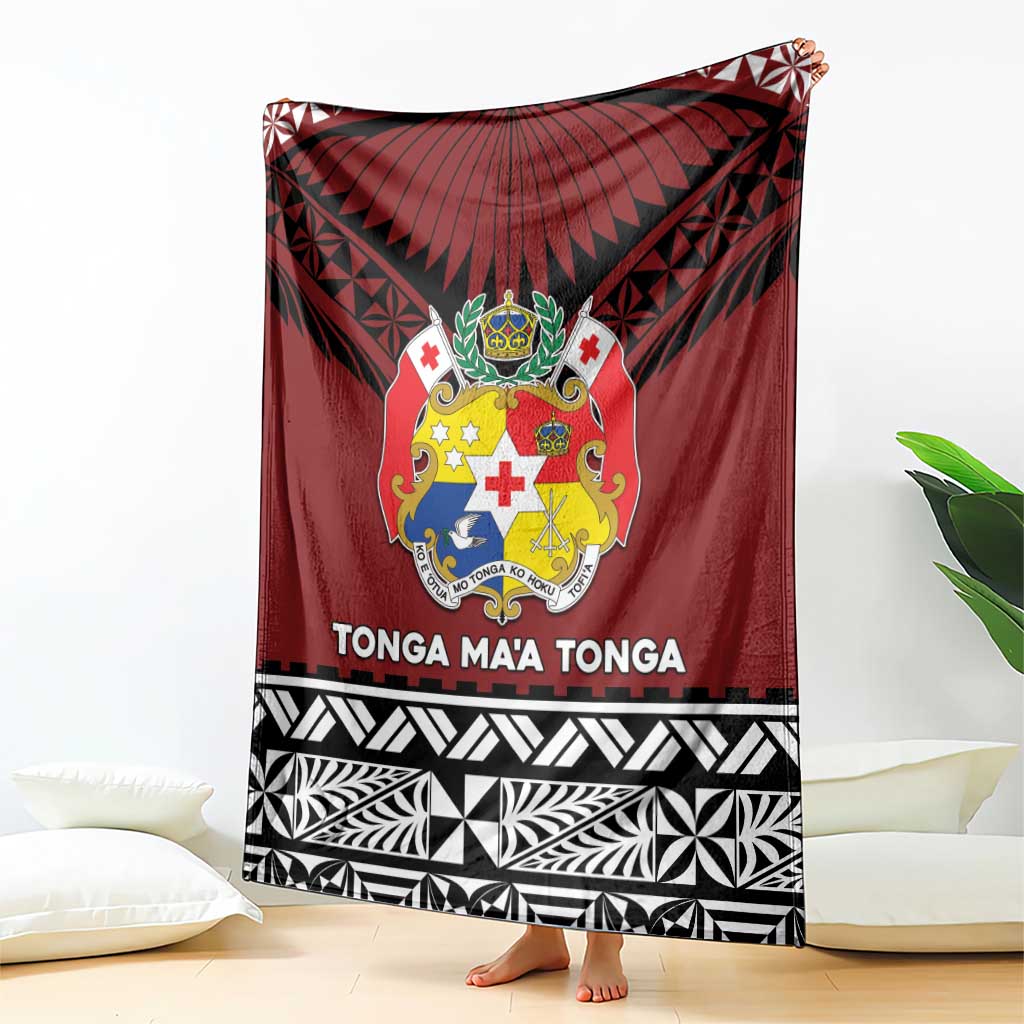 Tonga Constitution Day Blanket Tongan Kupesi Ngatu Pattern LT05 - Polynesian Pride