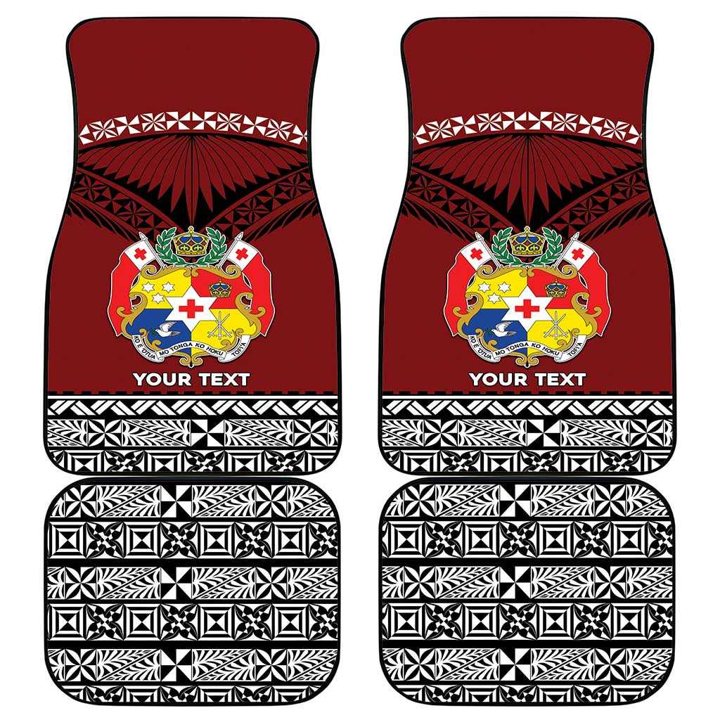 Tonga Constitution Day Car Mats Tongan Kupesi Ngatu Pattern LT05 - Polynesian Pride