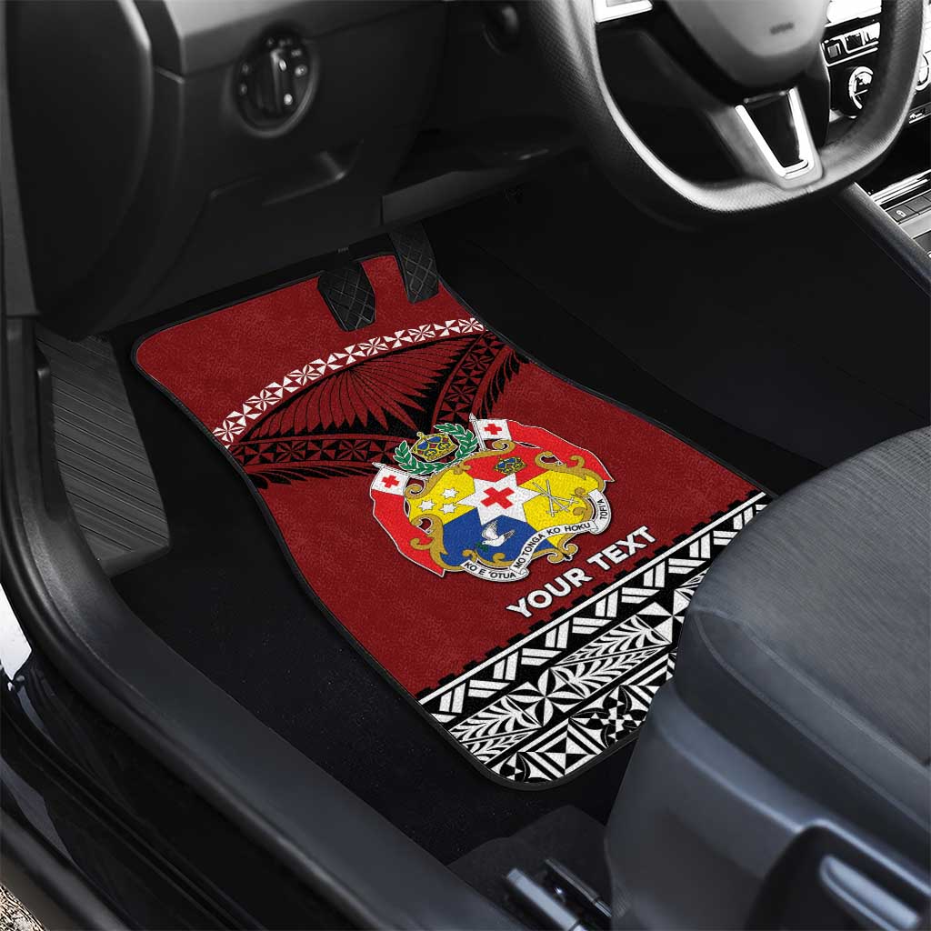 Tonga Constitution Day Car Mats Tongan Kupesi Ngatu Pattern LT05 - Polynesian Pride