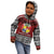 Personalised Tonga Constitution Day Kid Hoodie Tongan Kupesi Ngatu Pattern