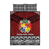 Tonga Constitution Day Quilt Bed Set Tongan Kupesi Ngatu Pattern