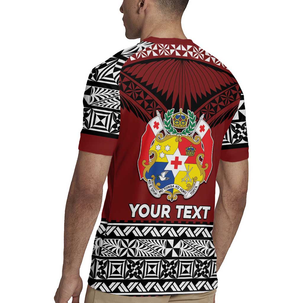 Personalised Tonga Constitution Day Rugby Jersey Tongan Kupesi Ngatu Pattern