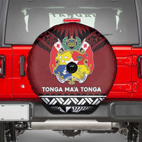 Tonga Constitution Day Spare Tire Cover Tongan Kupesi Ngatu Pattern LT05 - Polynesian Pride