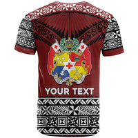 Personalised Tonga Constitution Day T Shirt Tongan Kupesi Ngatu Pattern LT05 - Polynesian Pride