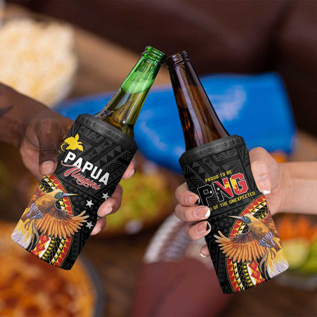 Papua New Guinea Tok Pisin Wik 4 in 1 Can Cooler Tumbler Land Of The Unexpected