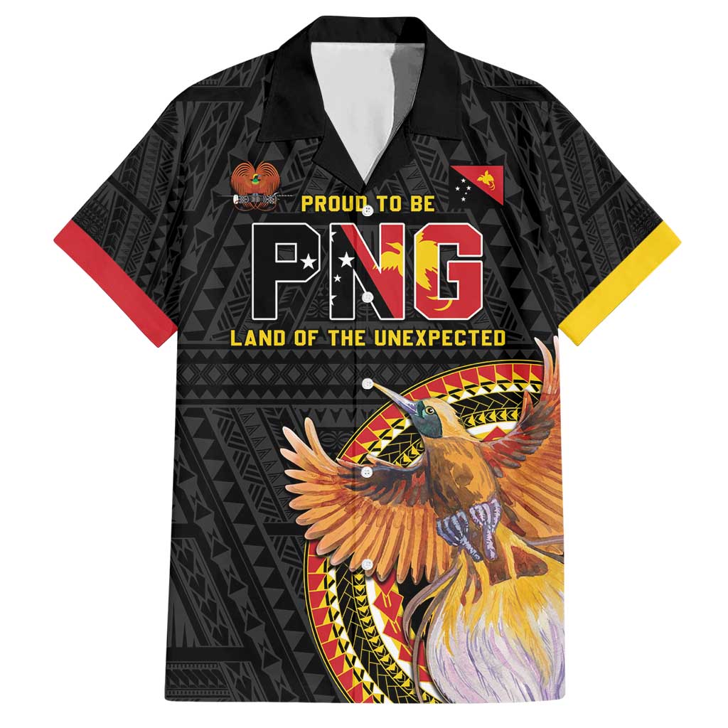 Papua New Guinea Tok Pisin Wik Hawaiian Shirt Land Of The Unexpected LT05 Black - Polynesian Pride