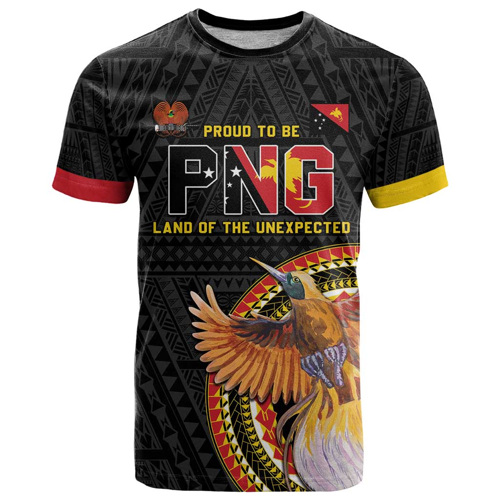 Papua New Guinea Tok Pisin Wik T Shirt Land Of The Unexpected LT05 Black - Polynesian Pride