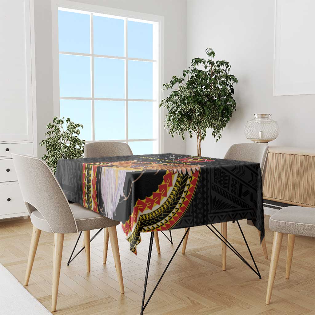 Papua New Guinea Tok Pisin Wik Tablecloth Land Of The Unexpected LT05 - Polynesian Pride