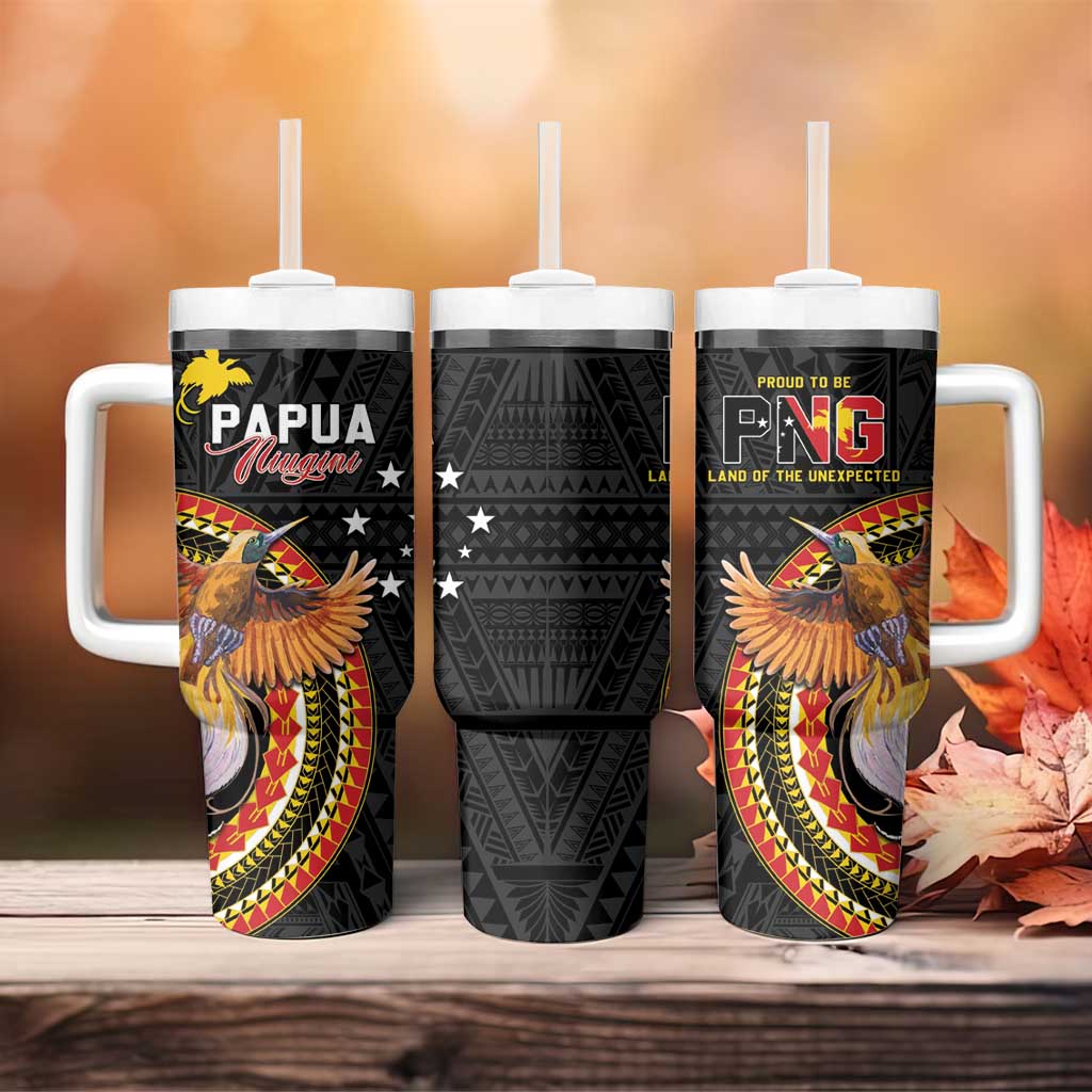 Papua New Guinea Tok Pisin Wik Tumbler With Handle Land Of The Unexpected LT05 - Polynesian Pride