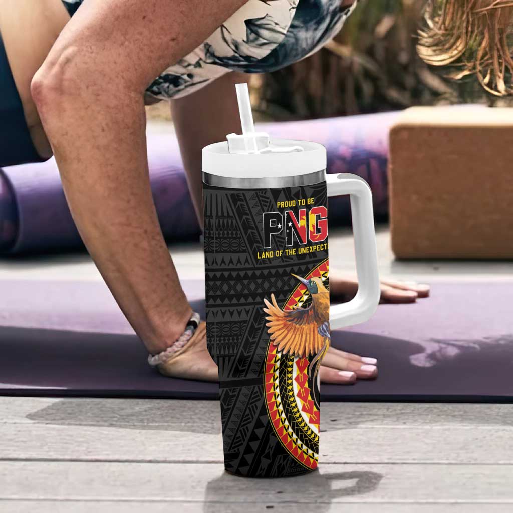 Papua New Guinea Tok Pisin Wik Tumbler With Handle Land Of The Unexpected LT05 - Polynesian Pride