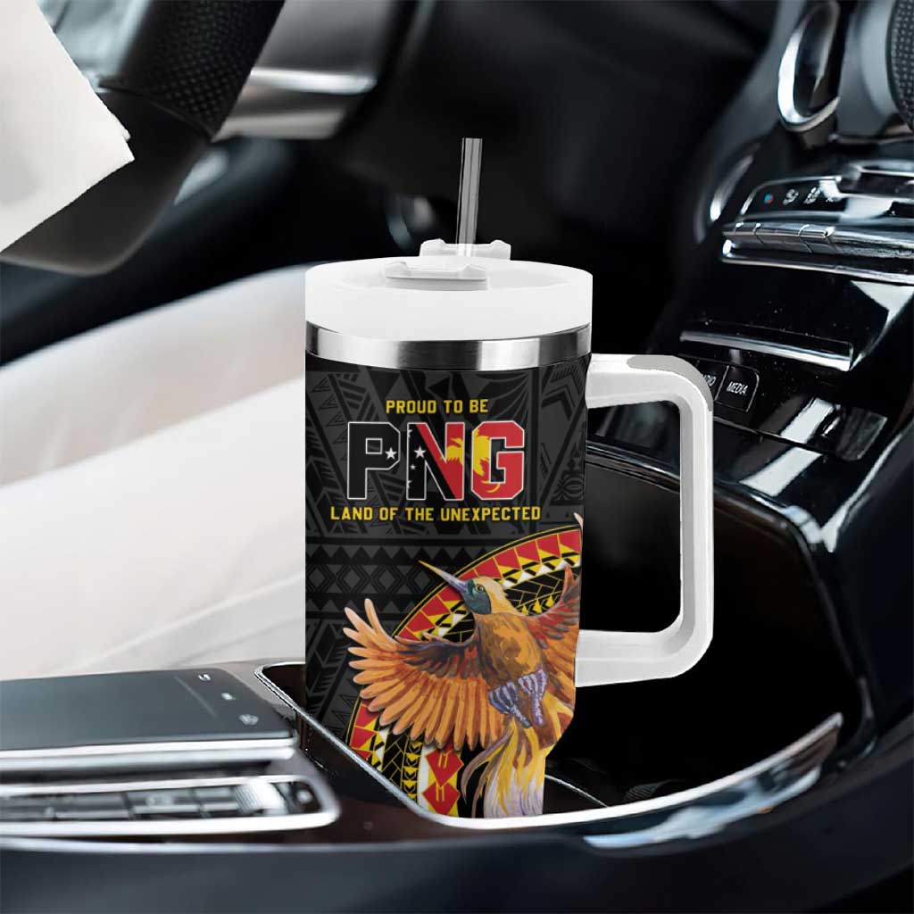 Papua New Guinea Tok Pisin Wik Tumbler With Handle Land Of The Unexpected LT05 - Polynesian Pride