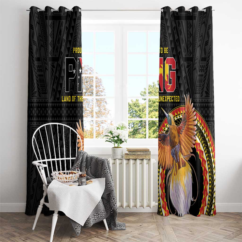Papua New Guinea Tok Pisin Wik Window Curtain Land Of The Unexpected LT05 - Polynesian Pride