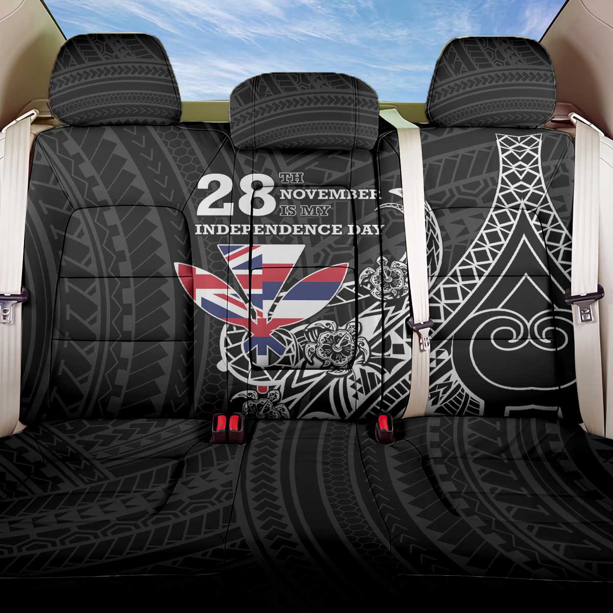 Hawaii November 28th Is My Independence Day Back Car Seat Cover