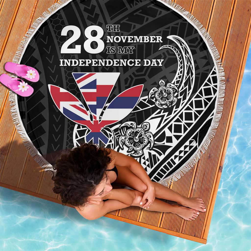 Hawaii November 28th Is My Independence Day Beach Blanket LT05 - Polynesian Pride