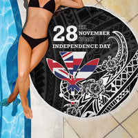 Hawaii November 28th Is My Independence Day Beach Blanket LT05 - Polynesian Pride