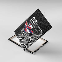 Hawaii November 28th Is My Independence Day Canvas Wall Art LT05 With Frame Black - Polynesian Pride
