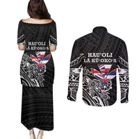 Hawaii November 28th Is My Independence Day Couples Matching Puletasi and Long Sleeve Button Shirt LT05 - Polynesian Pride